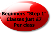 Beginners “Step 1”
Classes just £7
Per class
